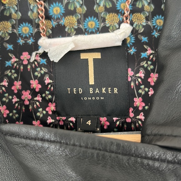 Ted Baker Leather Jacket. Women’s Size 4. - Picture 2 of 9